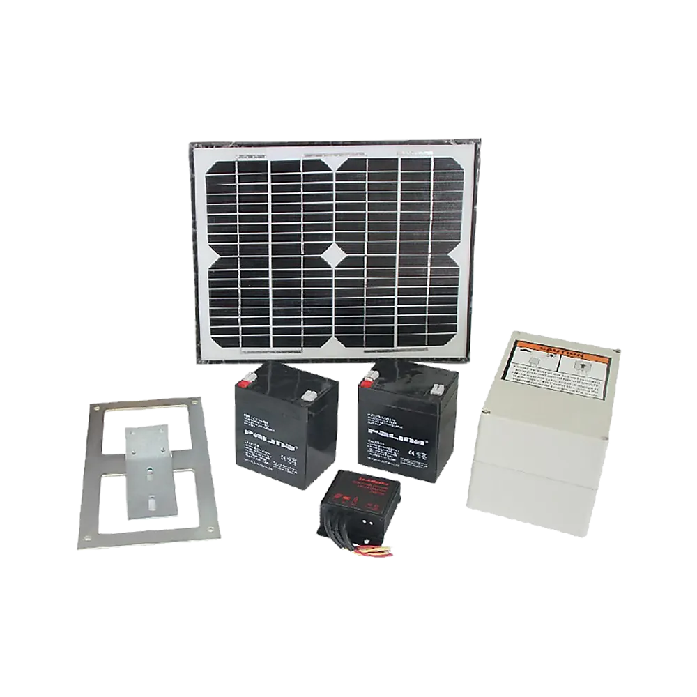 1000KG 10W Solar Double Swing Auto Motor Remote Gate Opener