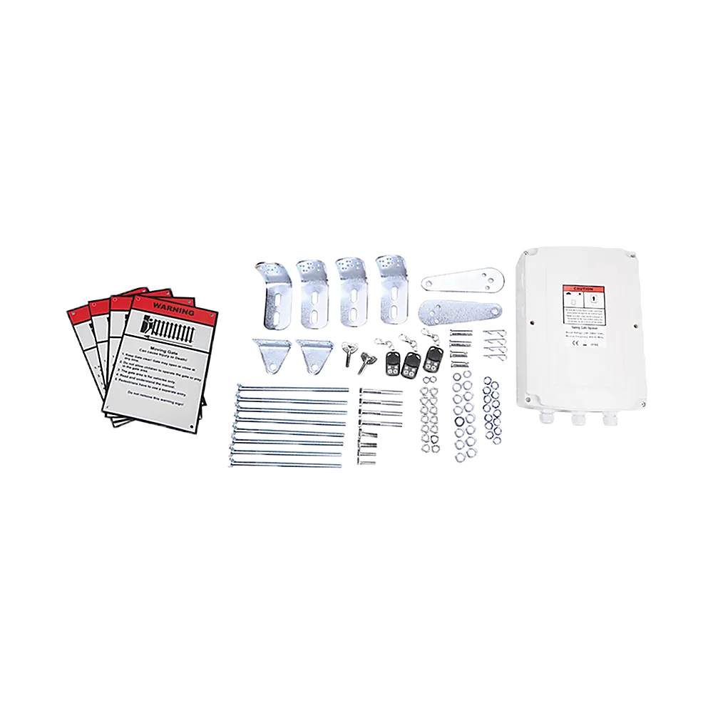 1000KG 10W Solar Double Swing Auto Motor Remote Gate Opener