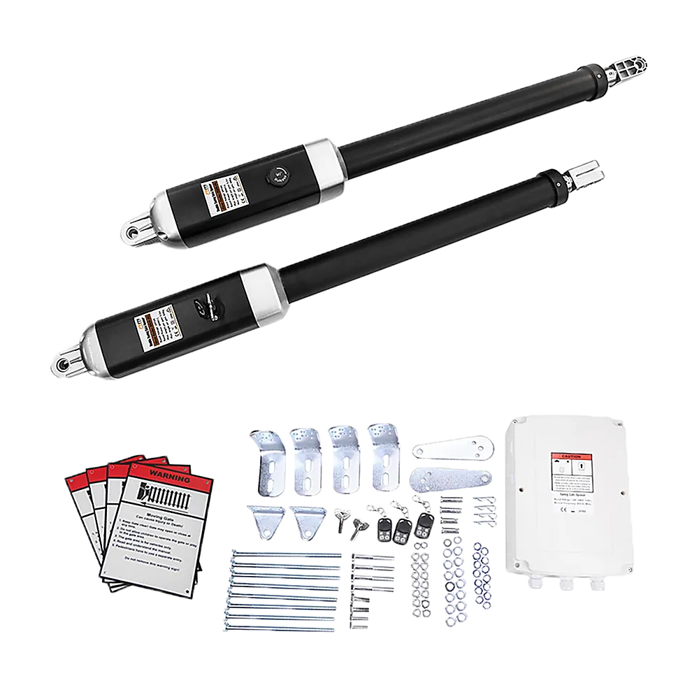 1000KG 20W Solar Double Swing Auto Motor Remote Gate Opener