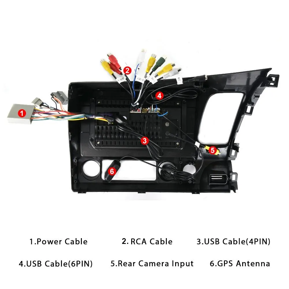 10.1 Inch Android Navigation For Honda Civic - Standard   12 Light Camera 2   32G