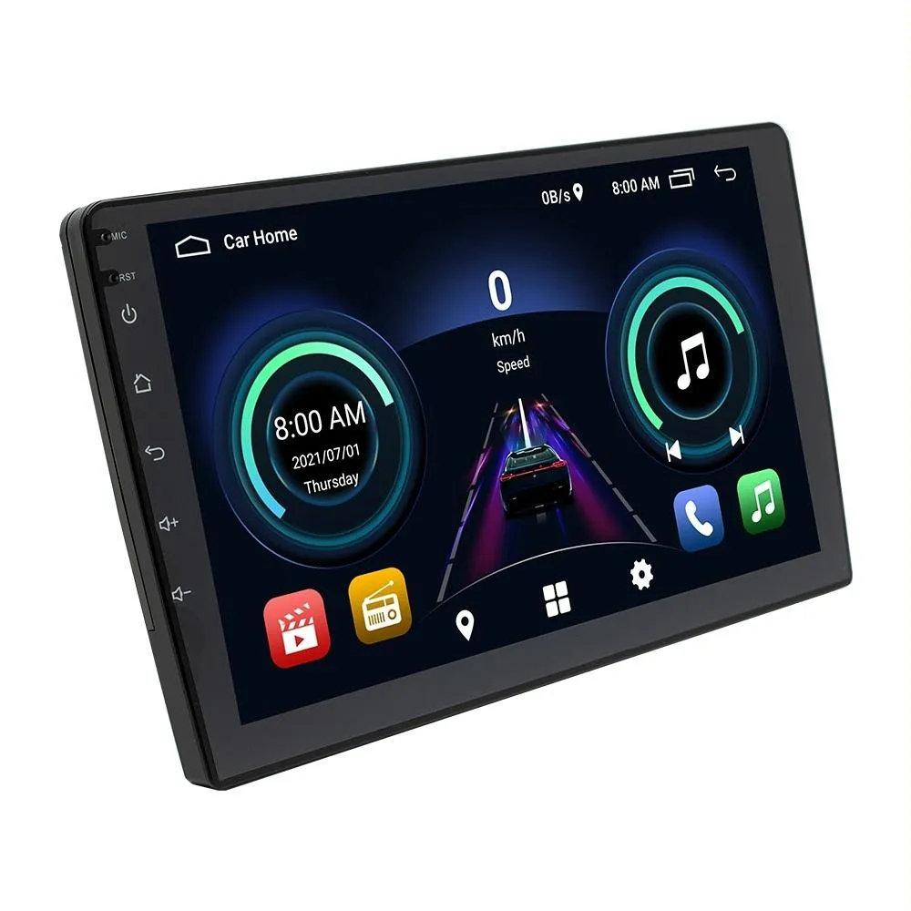 10.1 Inch Car Android Player Gps Navigation Bluetooth Touch Radio Mirror Link Fm Wifi Steering Wheel Control Standard Version   Carplay