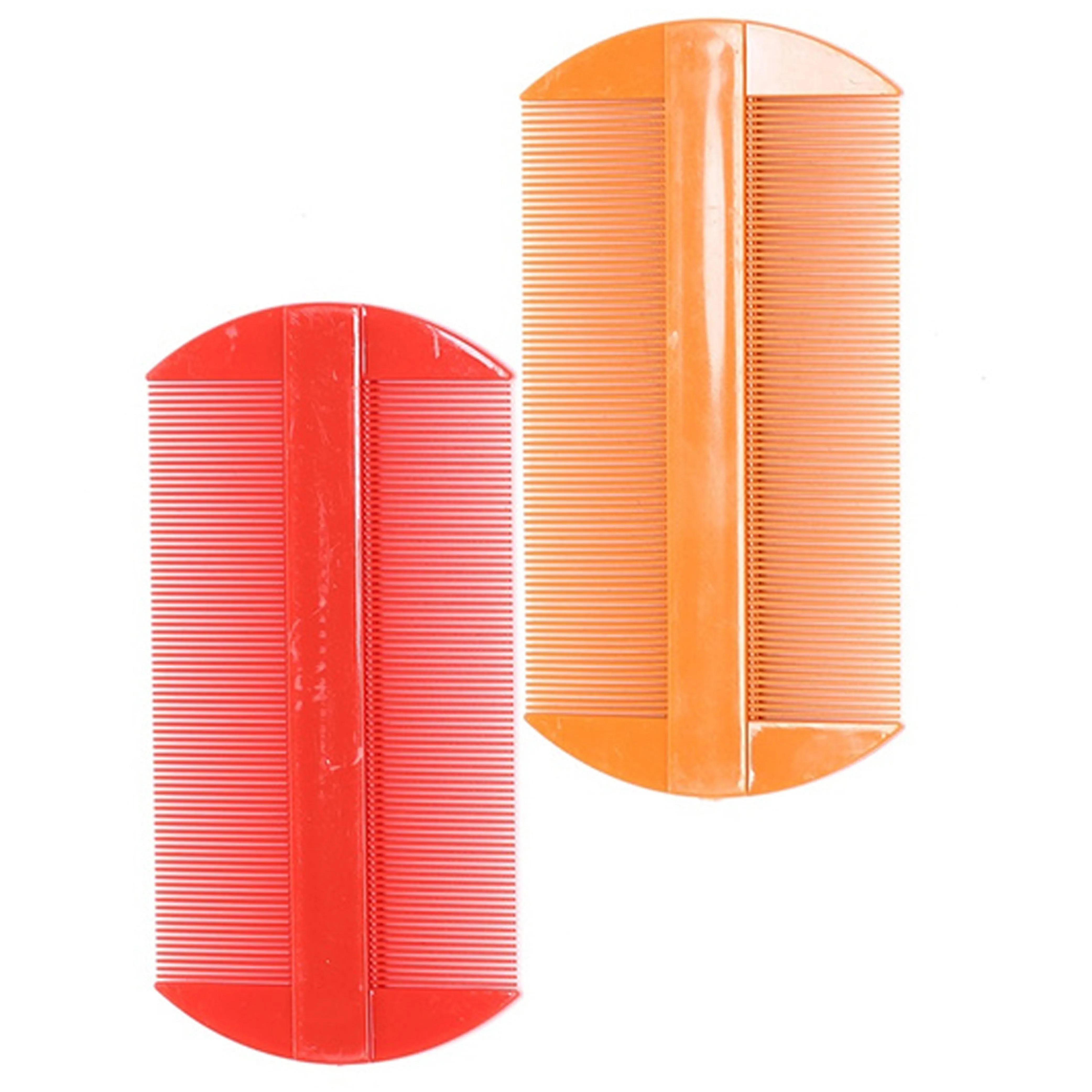 12 Double Sided Nit Combs Fine Tooth Head Lice Detection Pet Dog Cat Flea Person