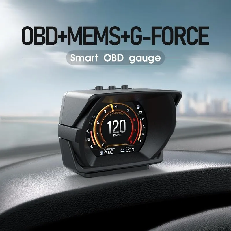2.8 Inch Obdii   Mems   Gps Head Up Display System For Cars