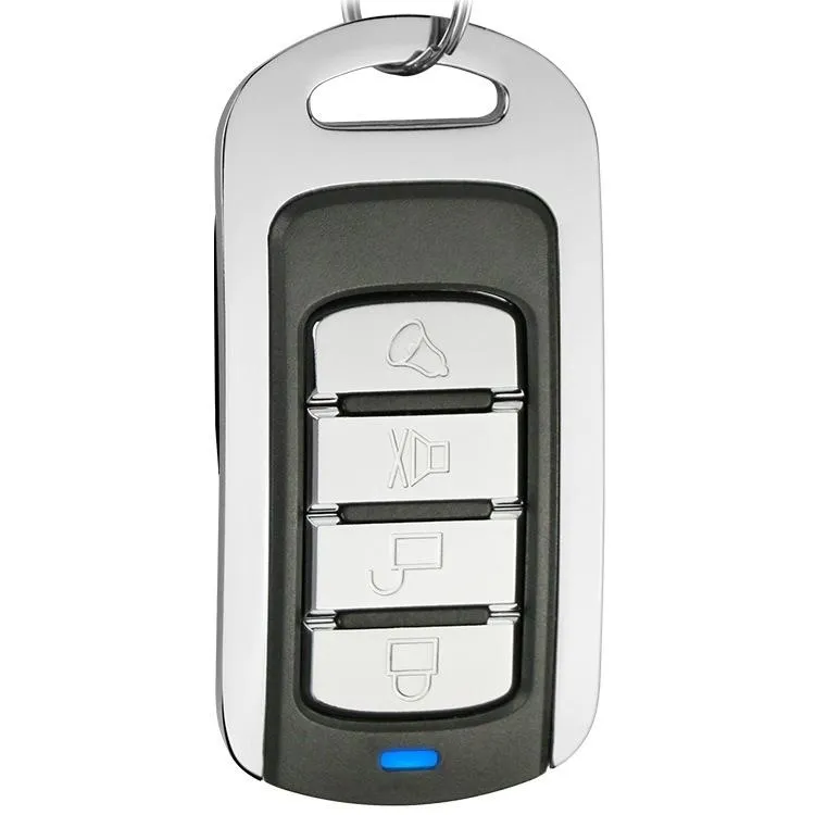 4-button Metal Remote for Car Garage Door - 315mhz