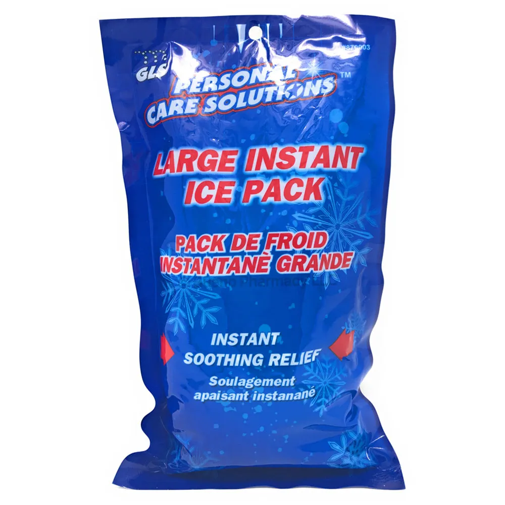 4 Instant Ice Pack Gel Cold Therapy Shoulder Injuries Sprains Muscle Joint Pain