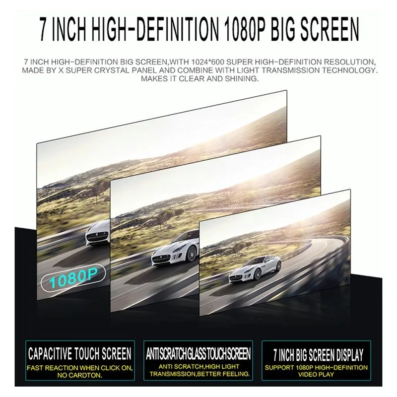 7 Inch Car Android Radio Receiver Fm / Bluetooth / Tf / Gps / Wifi 2Gb   32Gb