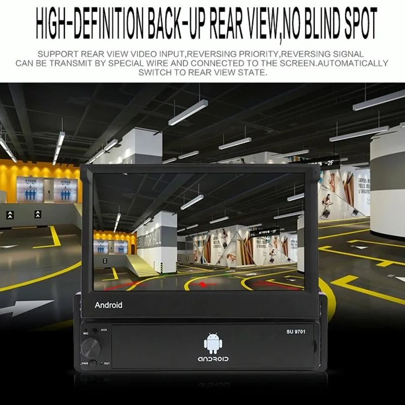 7 Inch Car Android Radio Receiver Fm / Bluetooth / Tf / Gps / Wifi 2Gb   32Gb