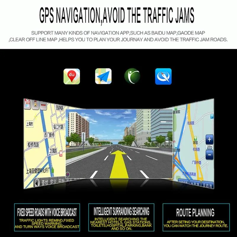 7 Inch Car Android Radio Receiver Fm / Bluetooth / Tf / Gps / Wifi 2Gb   32Gb