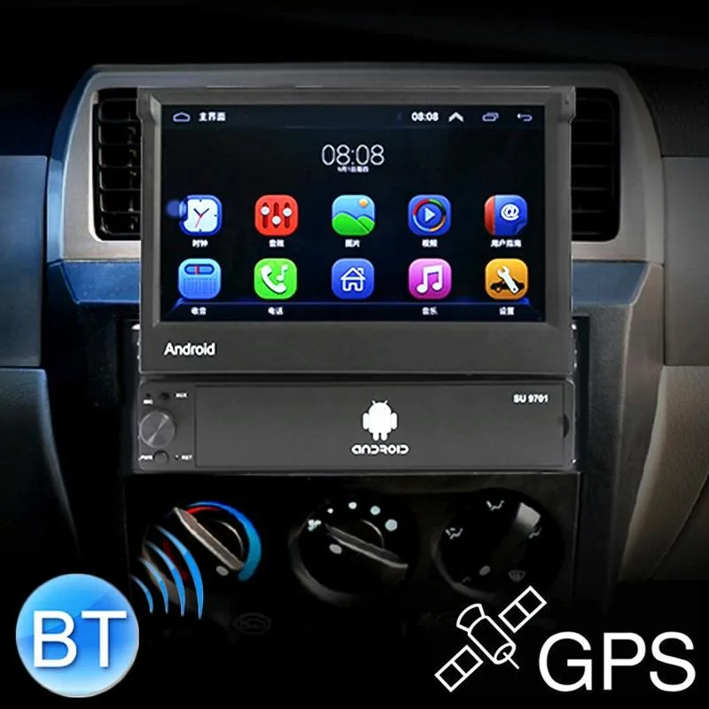 7 Inch Car Android Radio Receiver Fm / Bluetooth / Tf / Gps / Wifi 2Gb   32Gb