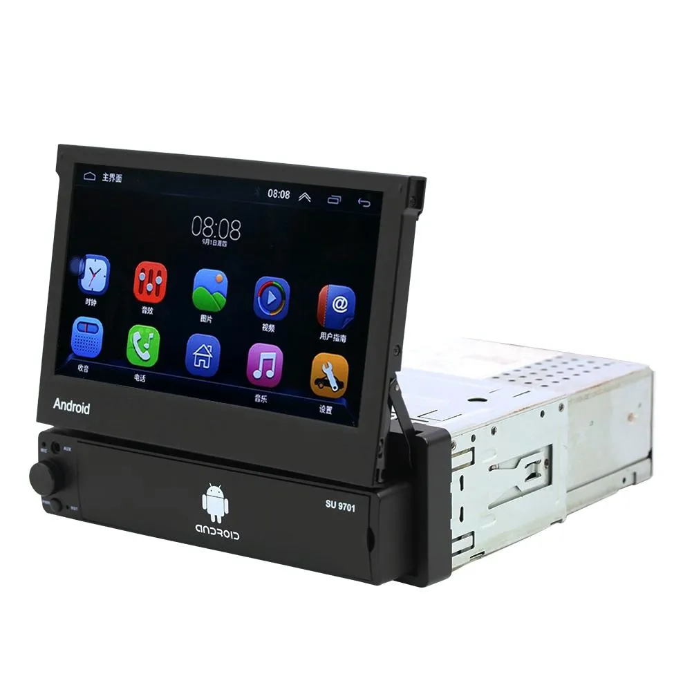 7 Inch Car Android Radio Receiver Fm / Bluetooth / Tf / Gps / Wifi 2Gb   32Gb