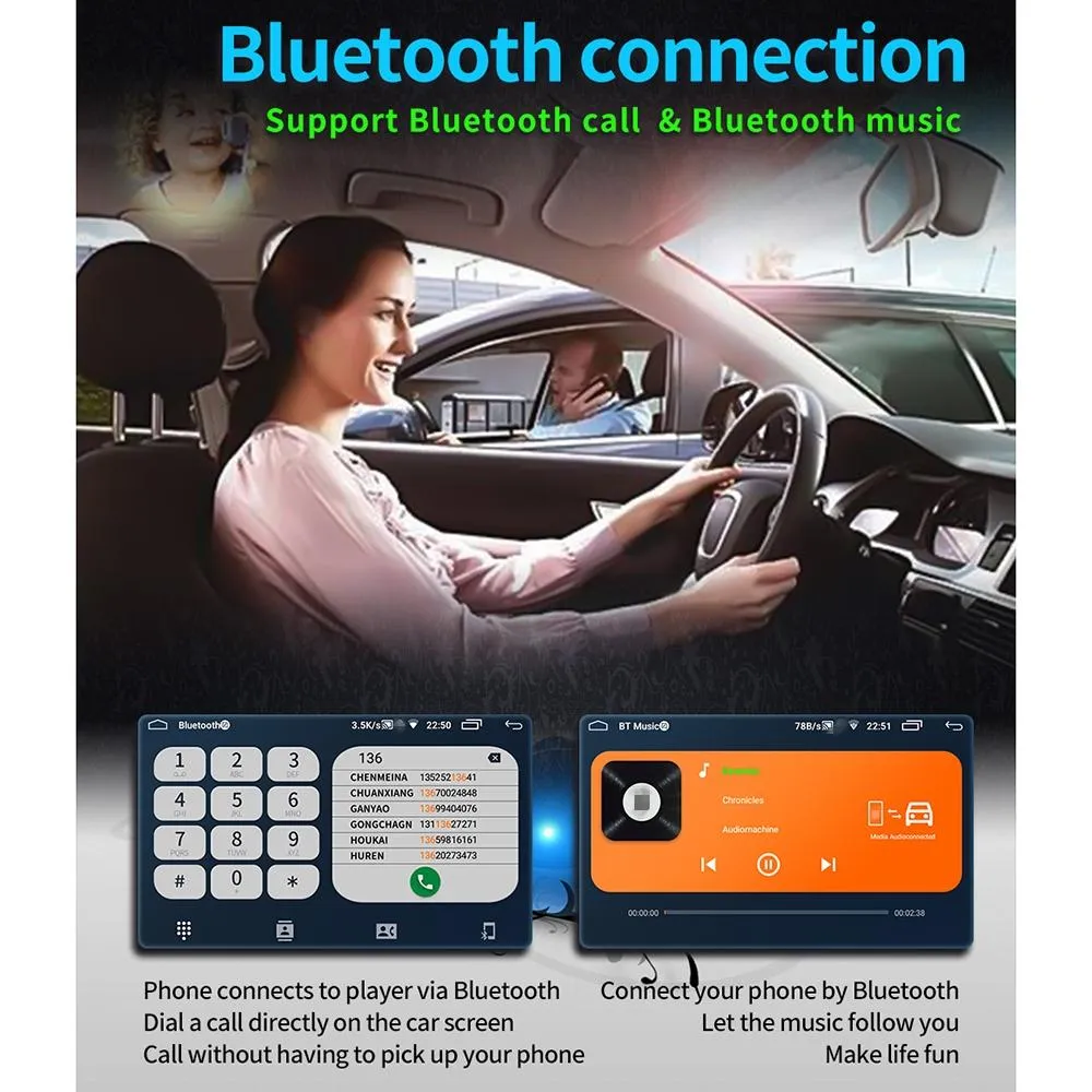 9 Inch Android 8.1 Car Radio Receiver For Volkswagen - Fm Bluetooth Gps Wifi Tf Card - Decoding