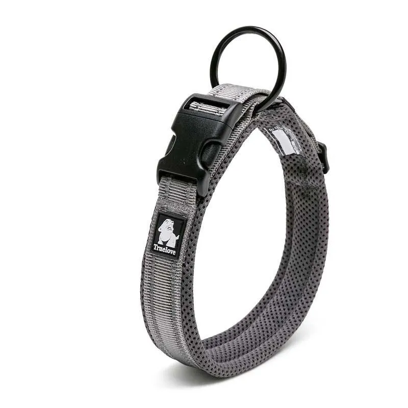 Adjustable Nylon Dog Collars with Reflective Stripes