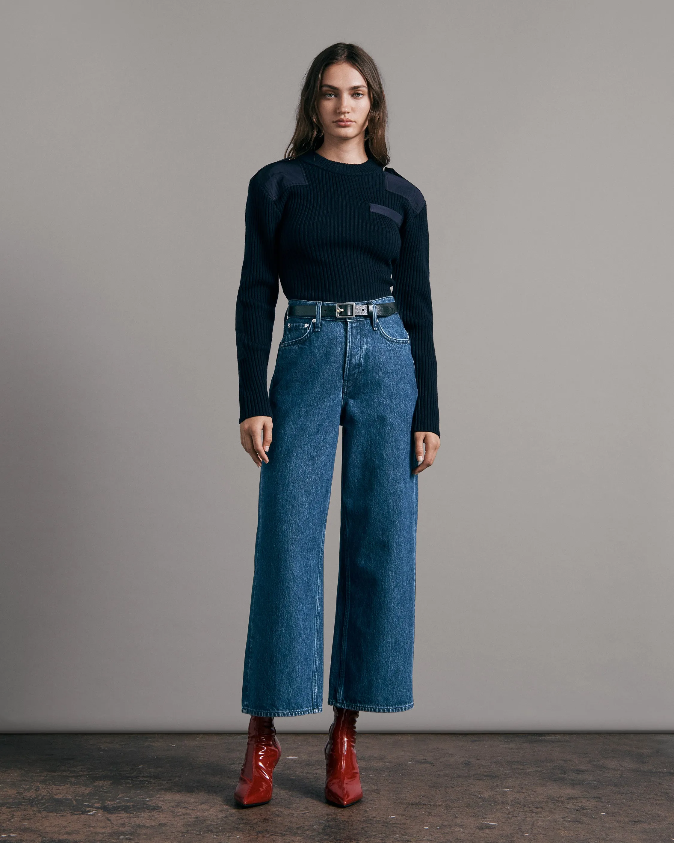 Andi High-Rise Wide Leg Jeans