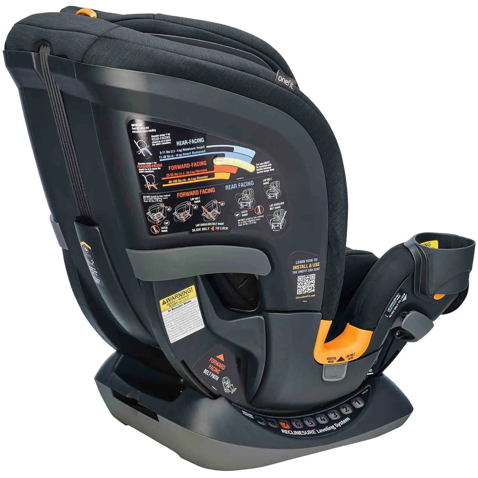 Chicco Onefit Cleartex All-In-One Car Seat
