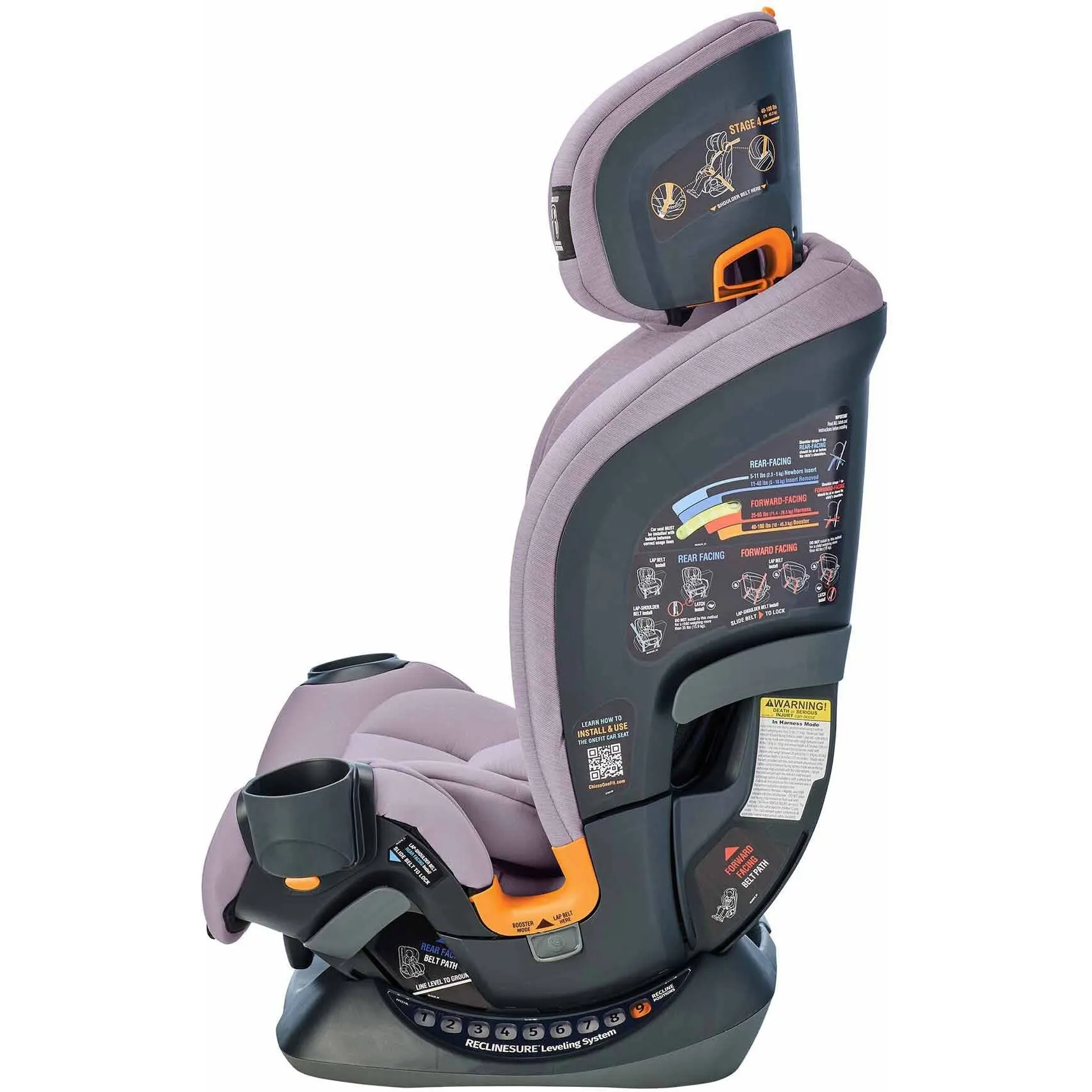 Chicco Onefit Cleartex All-In-One Car Seat