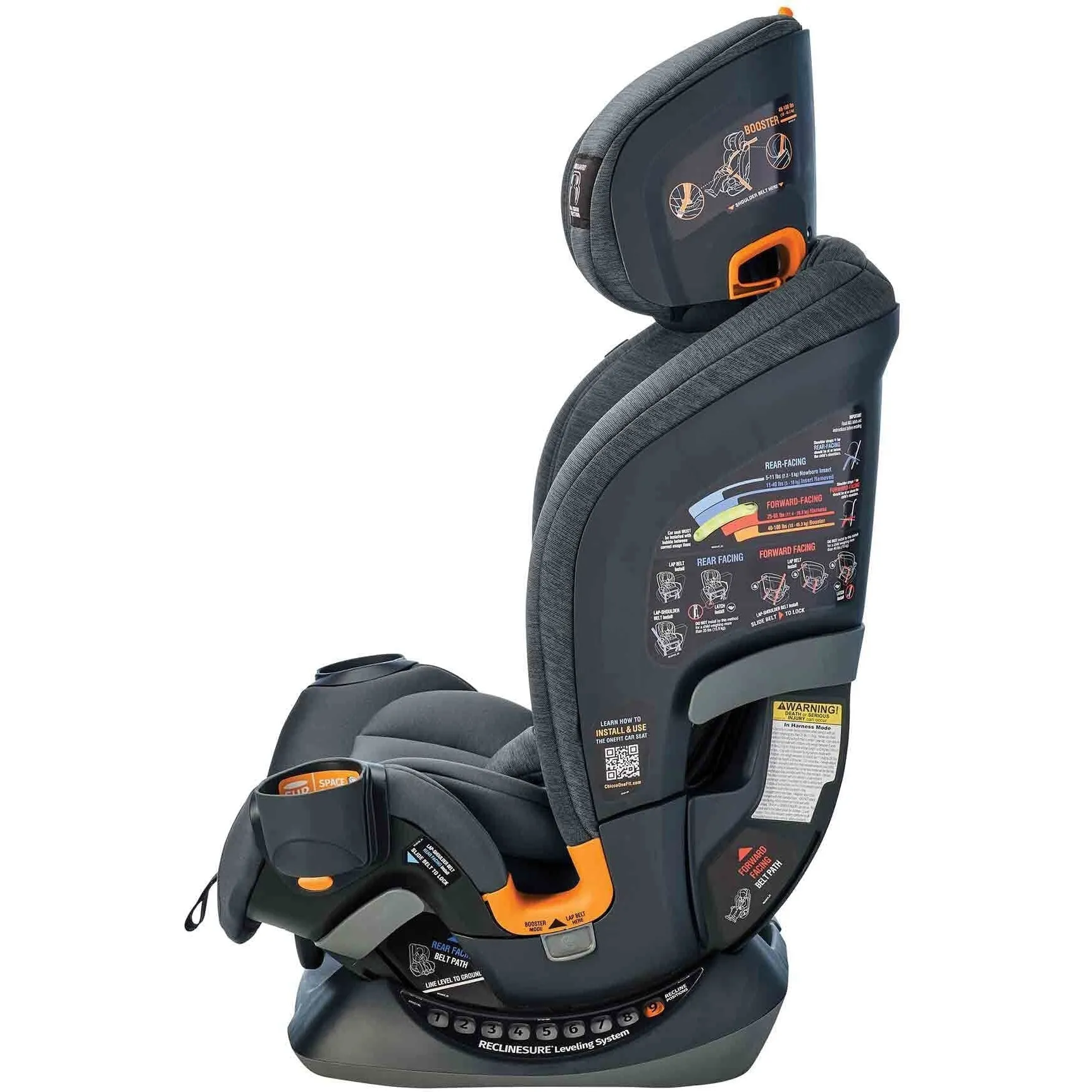 Chicco Onefit Cleartex All-In-One Car Seat