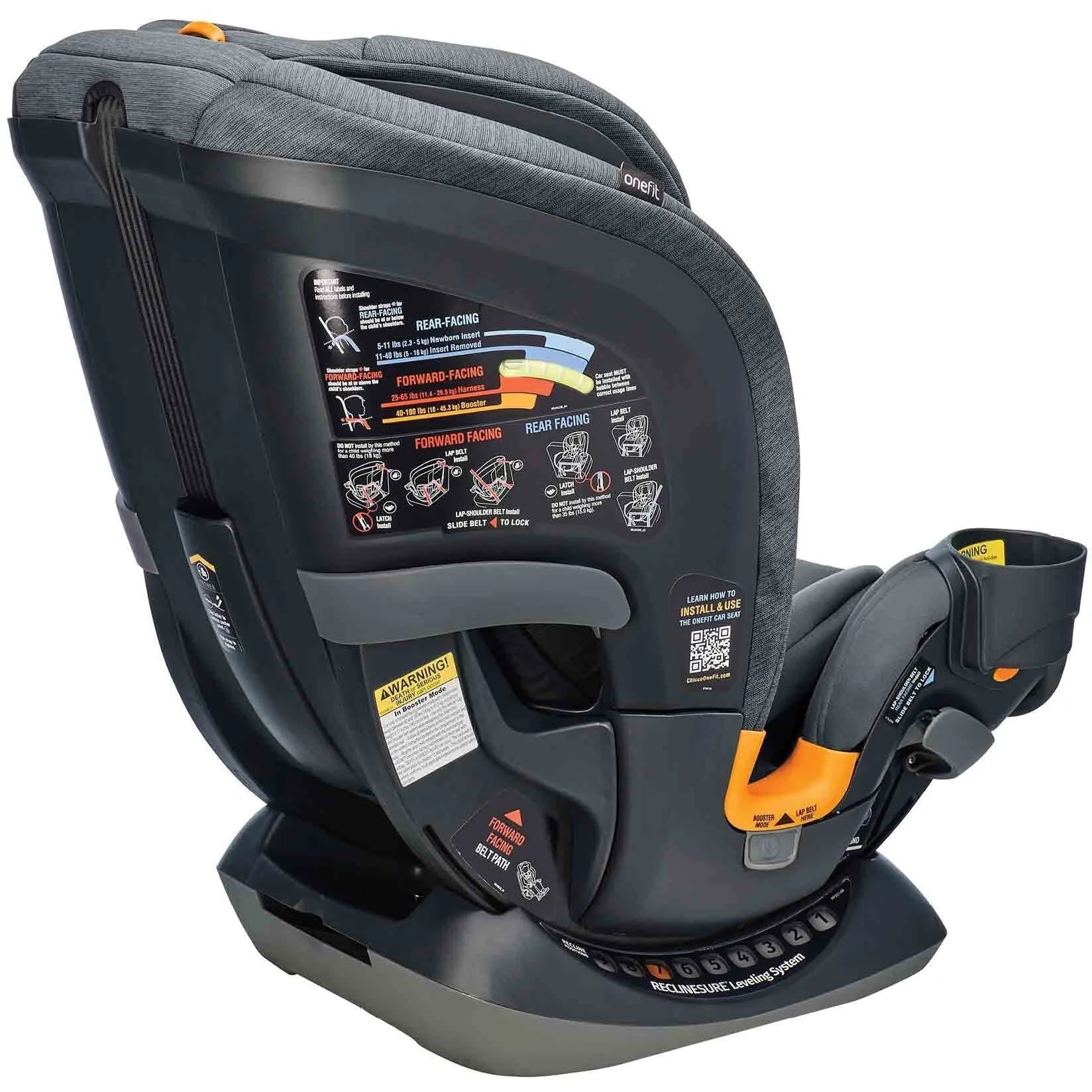 Chicco Onefit Cleartex All-In-One Car Seat