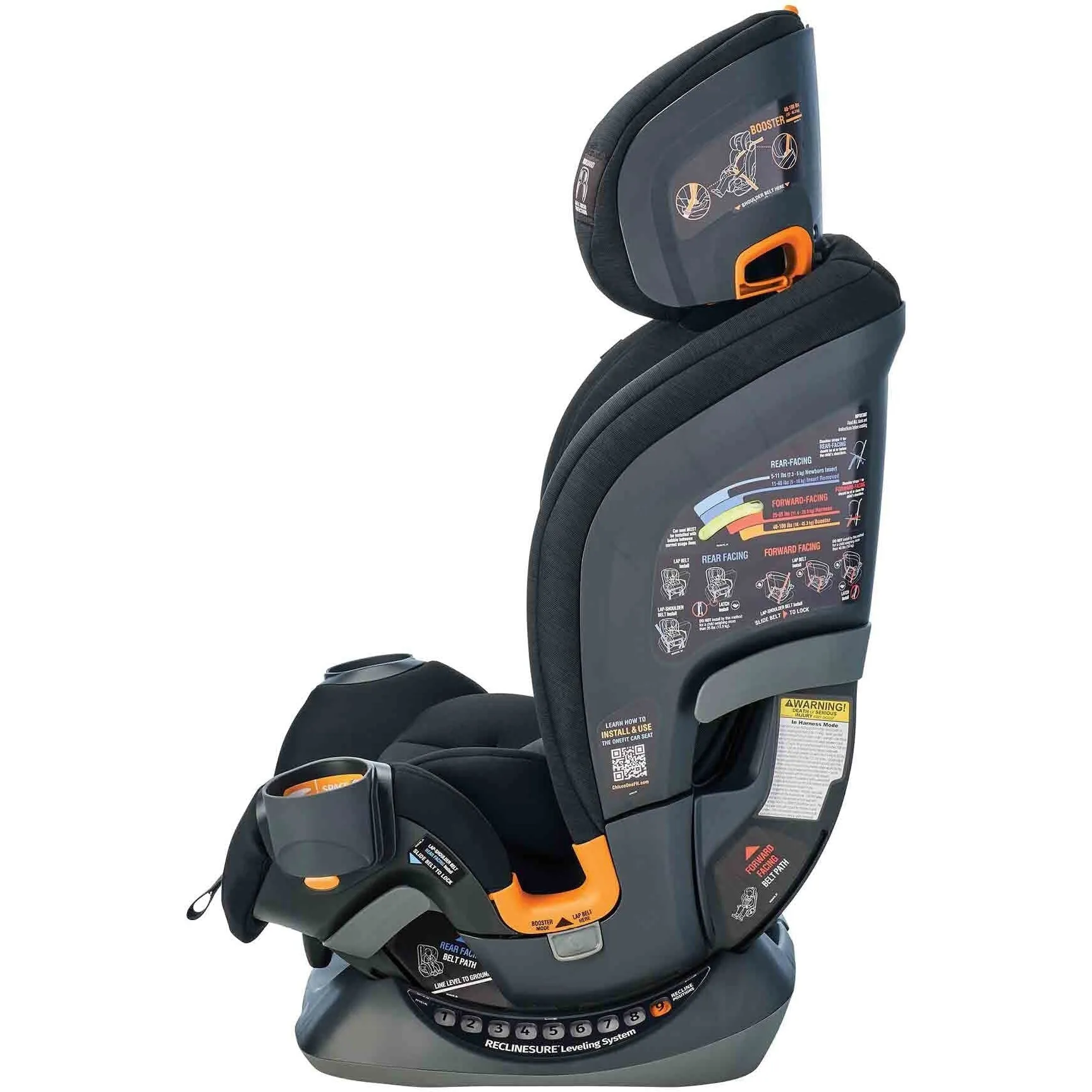 Chicco Onefit Cleartex All-In-One Car Seat