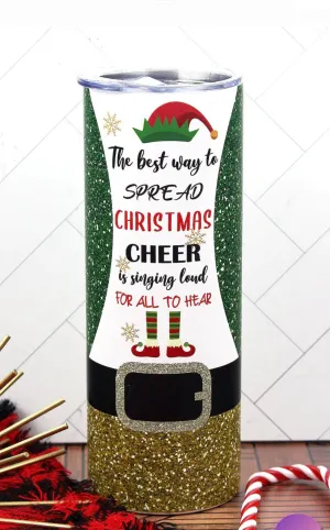 Christmas Skinny Tumbler
