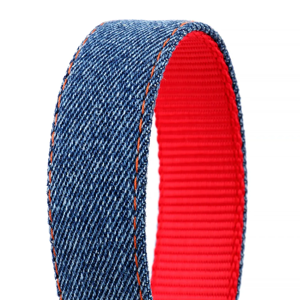 Denim Dog Leash 4ft. long