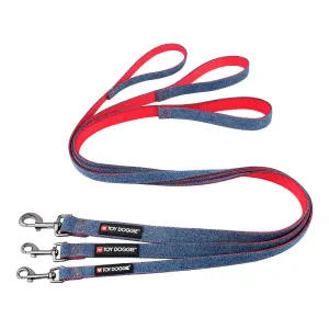 Denim Dog Leash 4ft. long