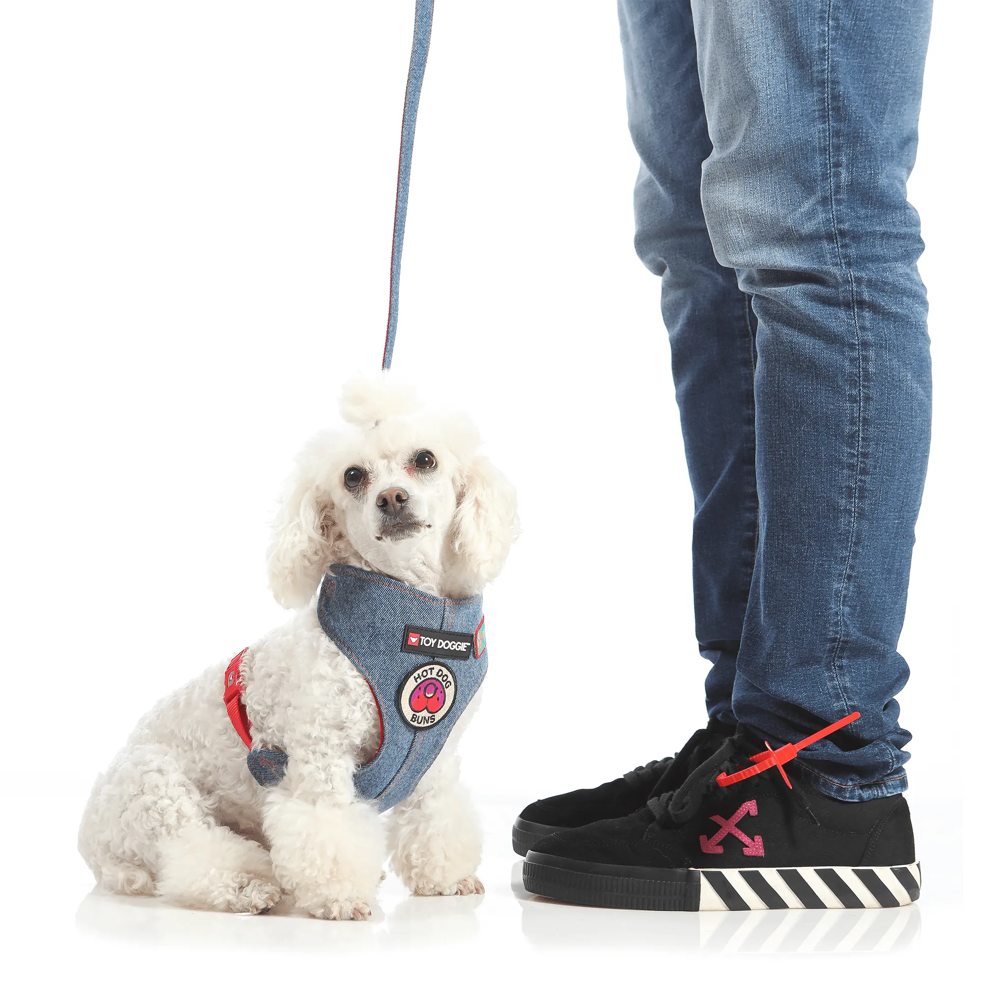 Denim Dog Leash 4ft. long