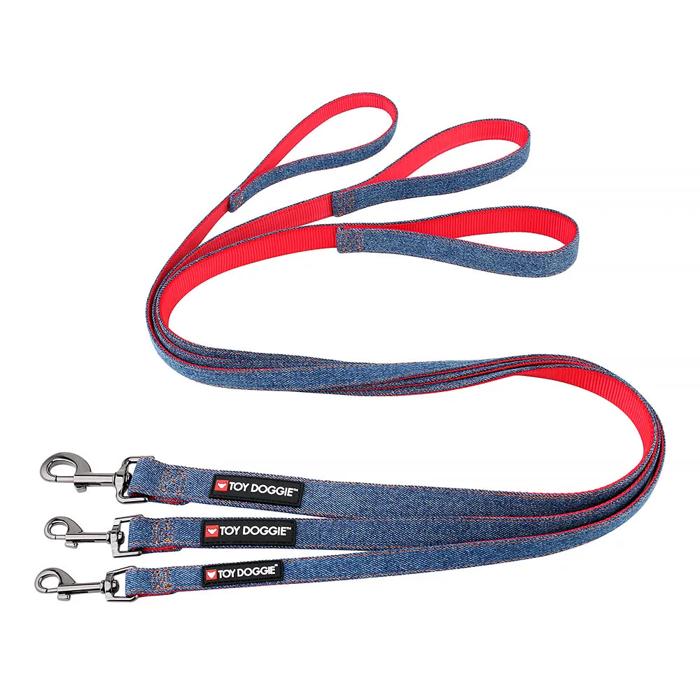 Denim Dog Leash 4ft. long