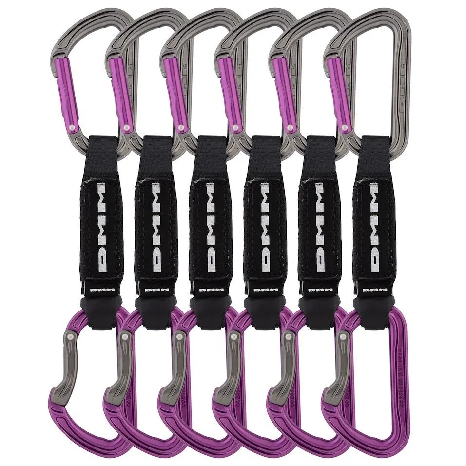 DMM Shadow Climbing Quickdraw 12cm - 6 Pack