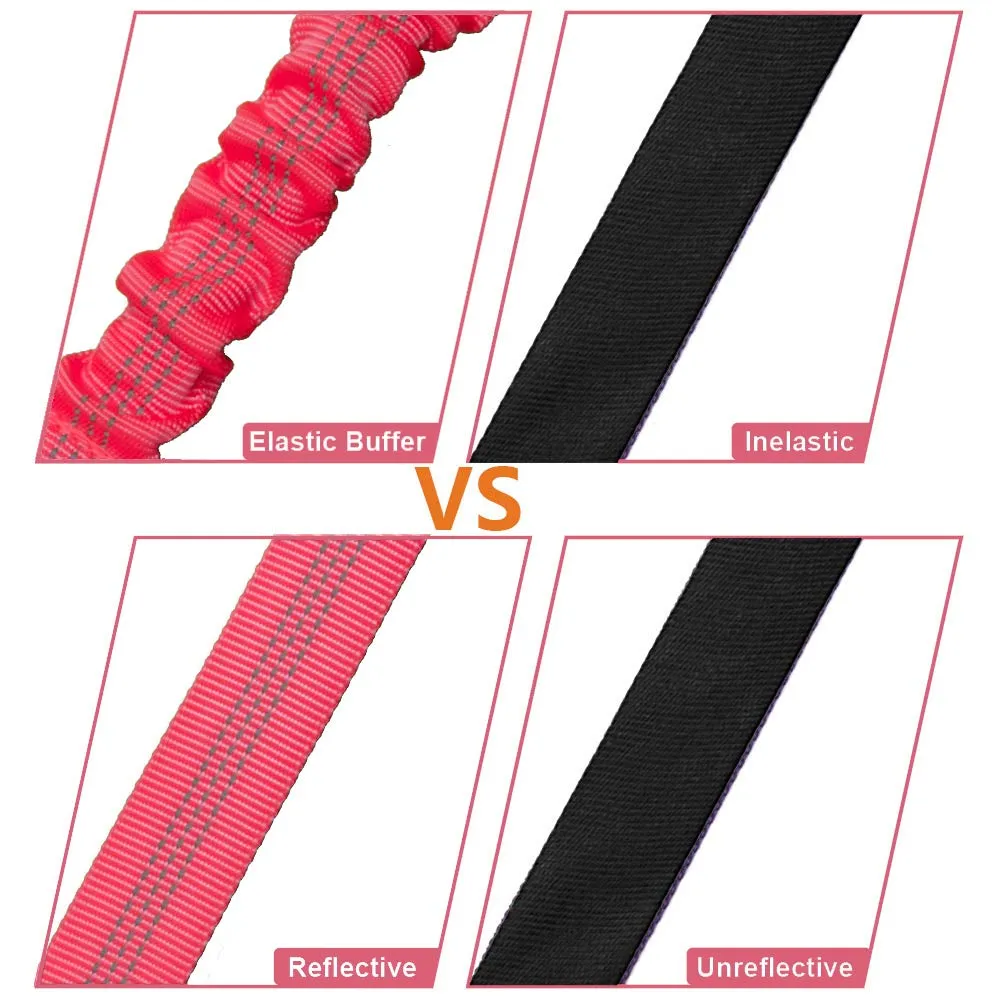 Dog Seat Belt, 2 Pack Adjustable Pet Car Seatbelt- Red