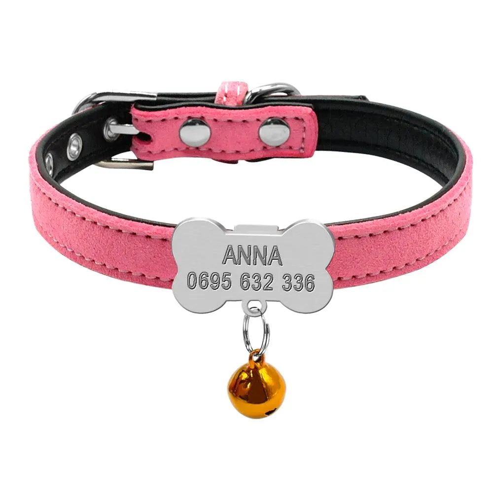 Dog's Engraved Personalized Collars