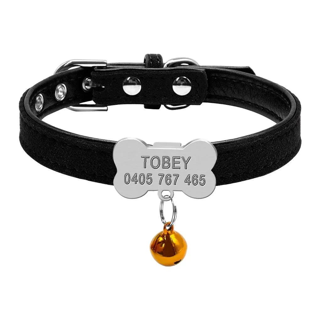 Dog's Engraved Personalized Collars