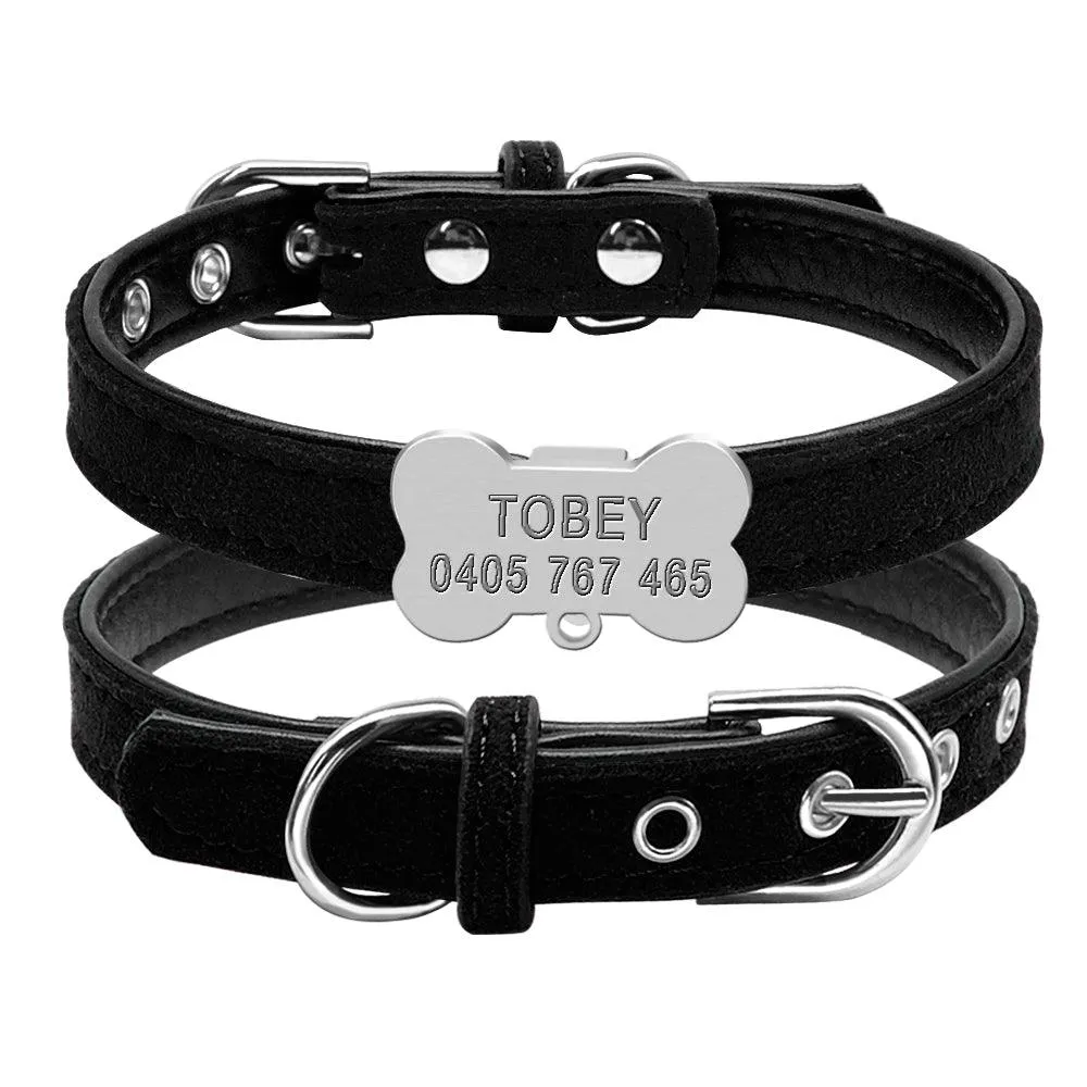Dog's Engraved Personalized Collars