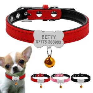Dog's Engraved Personalized Collars
