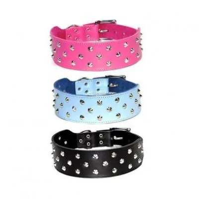 DOGUE Stud Muffin Leather Dog Collar