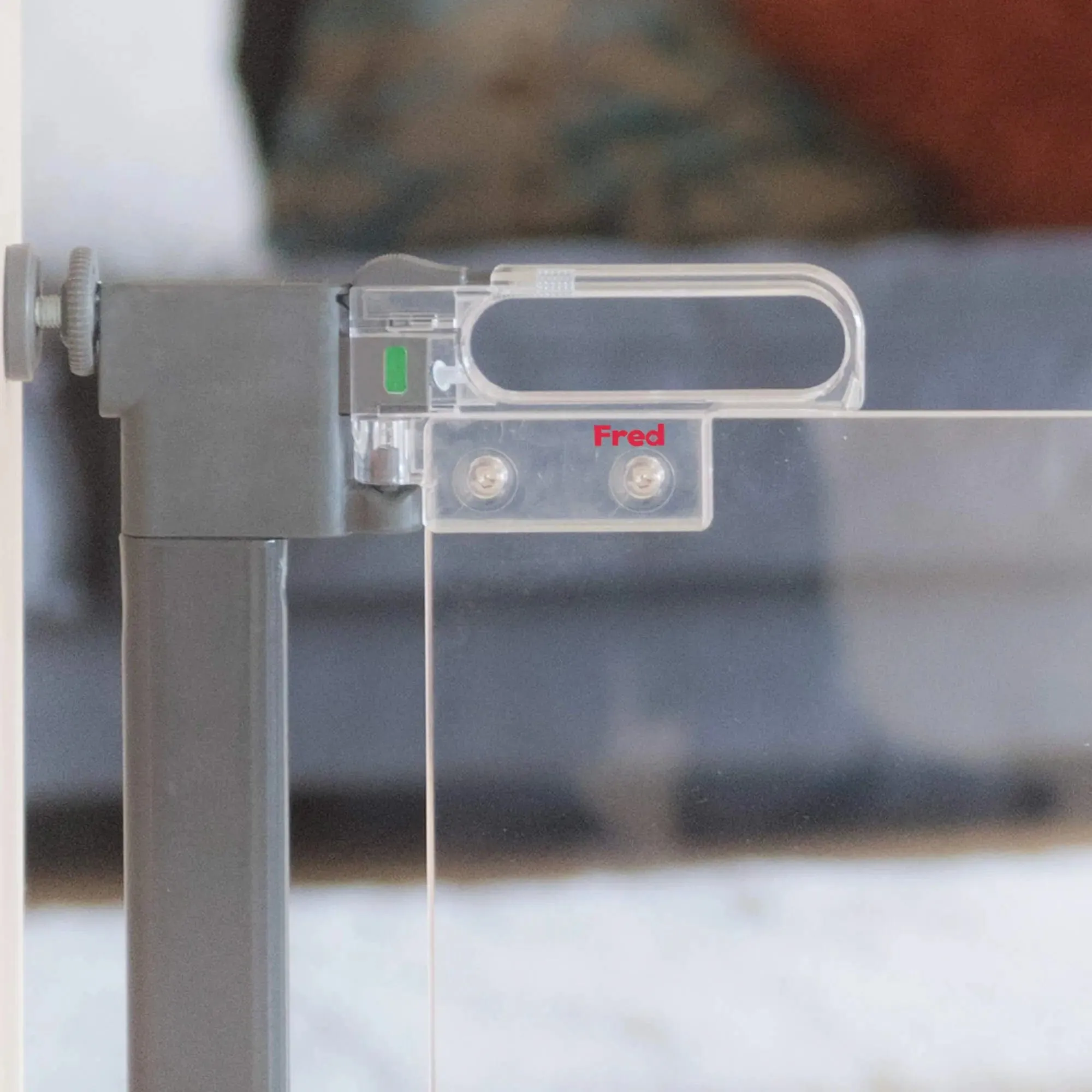 Fred Pressure Fit Clear-View Stair Gate