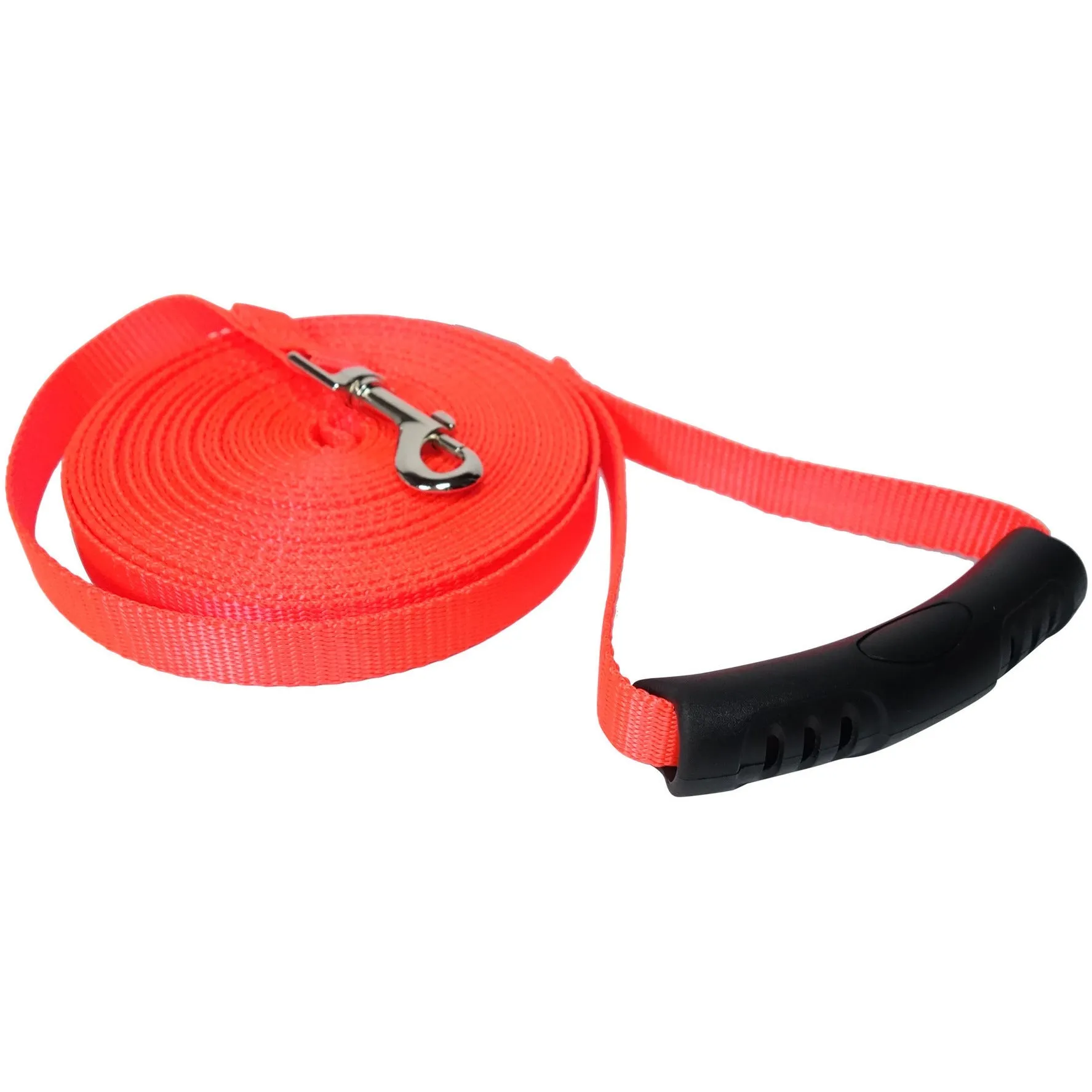 Free Range 3/4" - 30 Foot Dog Leash - Nylon Training Lead for Large Dogs