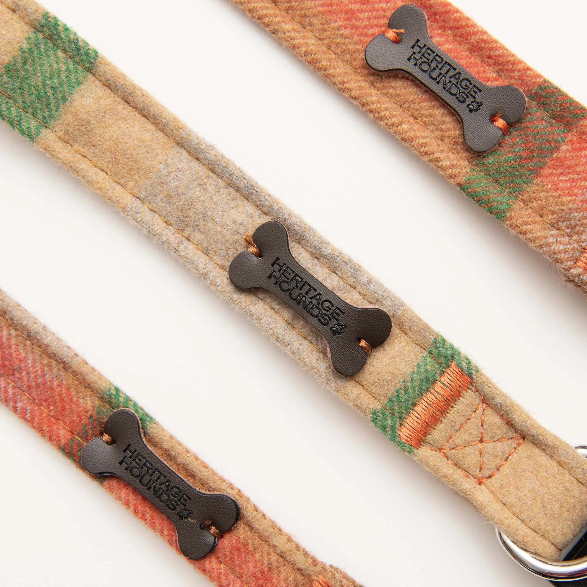 Heritage Hounds Tartan Dog Lead and Collar Set