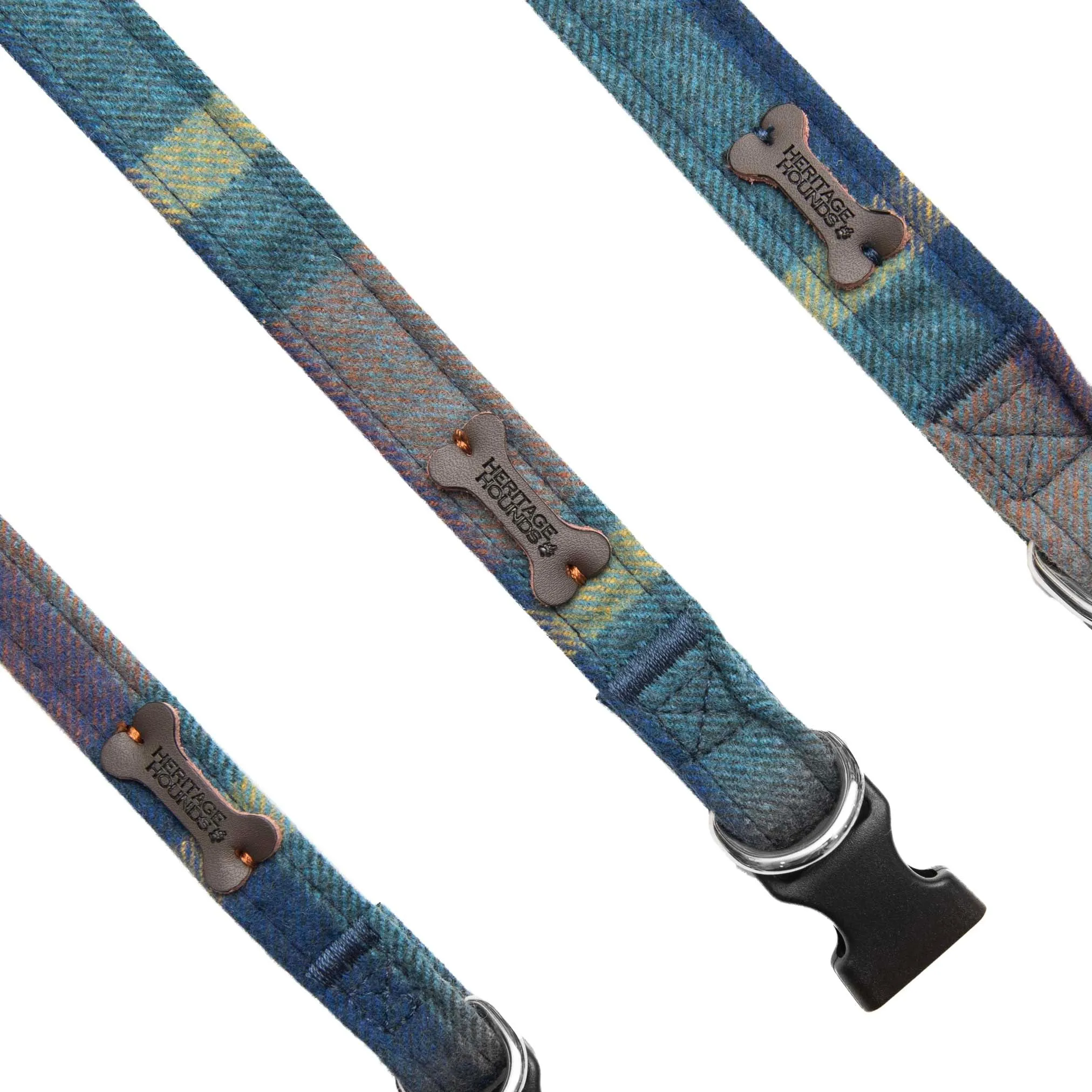 Heritage Hounds Tartan Dog Lead and Collar Set