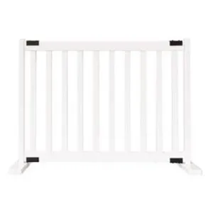 Kensington Series Small 20″ Free Standing Pet Gate in White