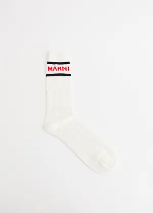 Logo Stripe Socks