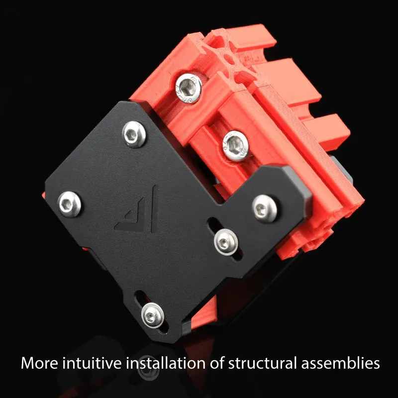 Mellow Pre-Assembled CNC VzBoT 330  Aluminum XY Mount Kit 5M Gates Belt Titanium Idler Screws For Ultra High Speed 3D Printer