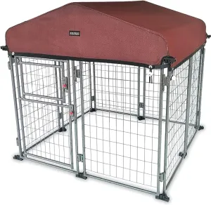 Neocraft My Pet Companion Dog Kennel with Roof Cover (4.5’) - Weather Resistant (4.5')