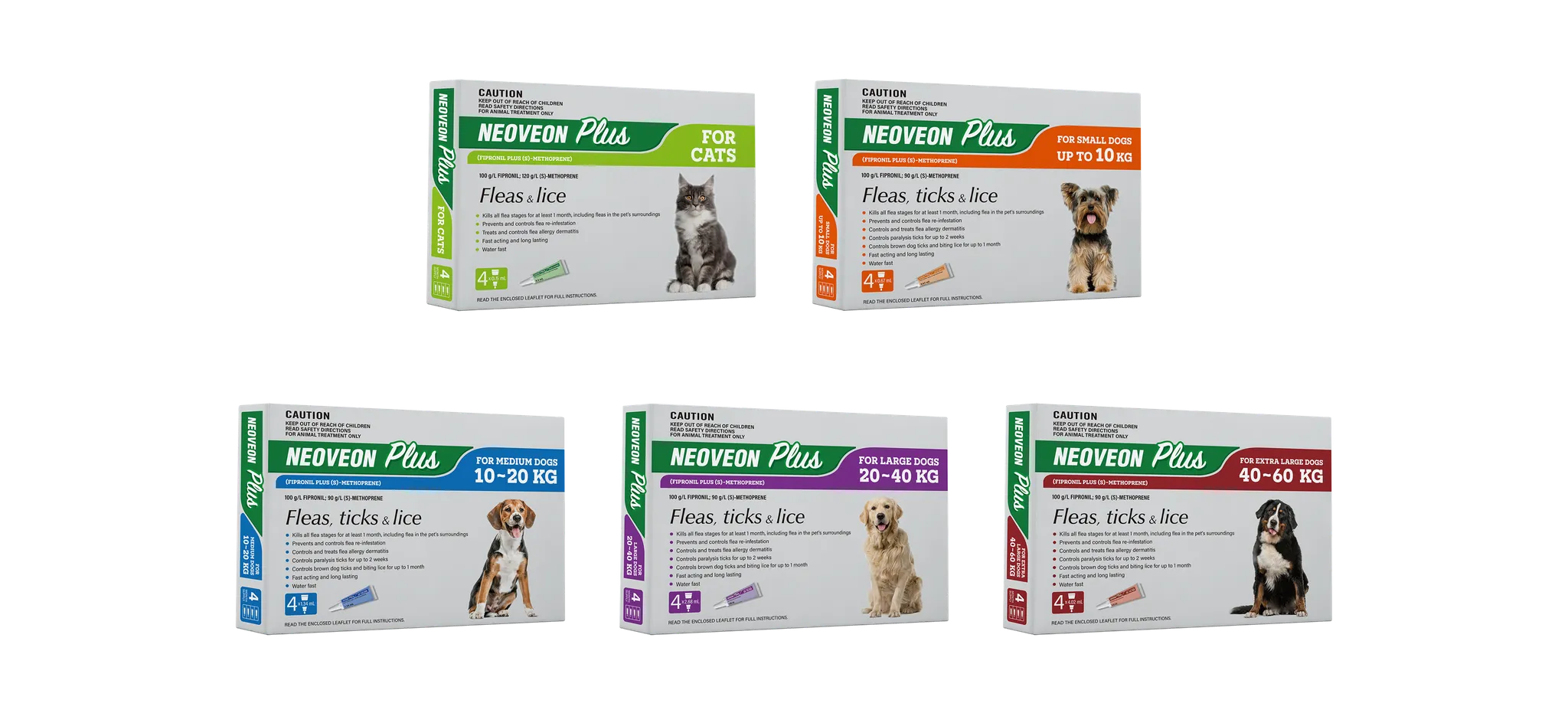 Neoveon Plus For Large Dogs 20-40kg 4 Pack