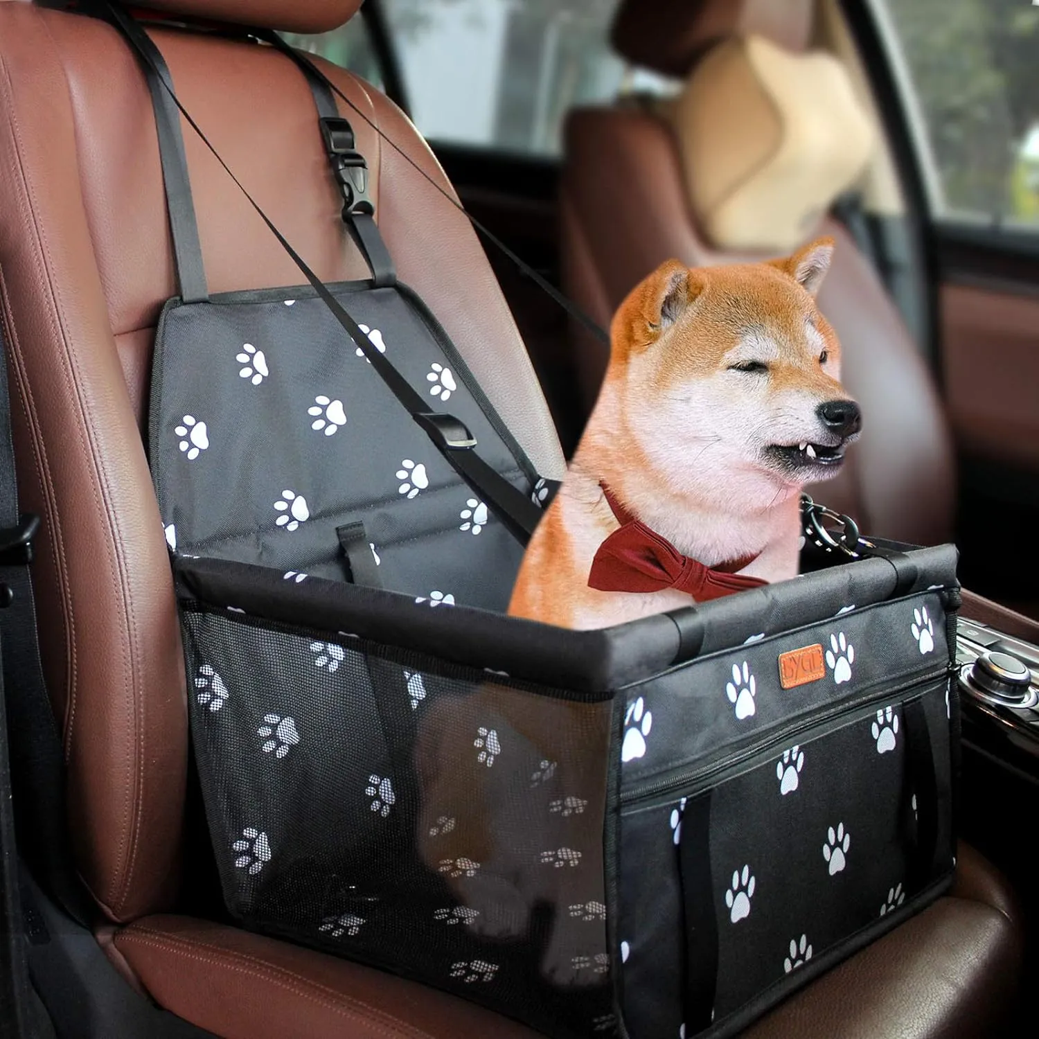Pet Dog Booster Seat, with Upgrade Support Rod, Small and Medium Pets