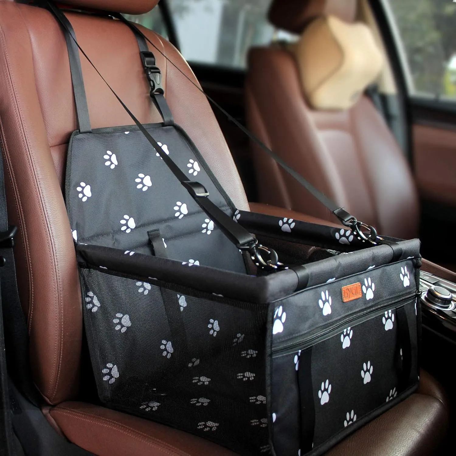 Pet Dog Booster Seat, with Upgrade Support Rod, Small and Medium Pets