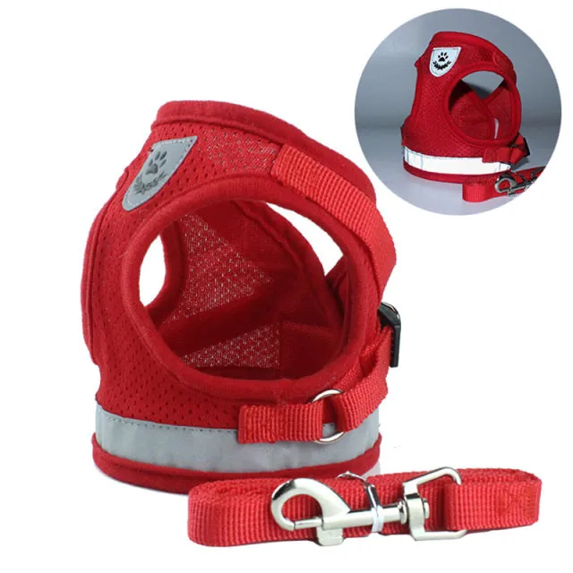 Reflective Cat Harness Vest