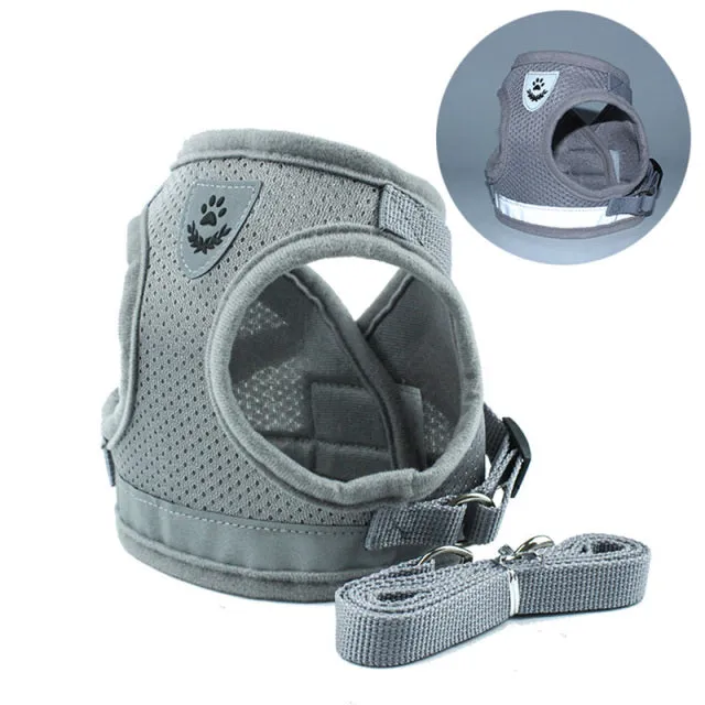 Reflective Cat Harness Vest