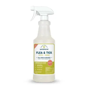 Wondercide Lemongrass Flea & Tick Spray for Pets   Home